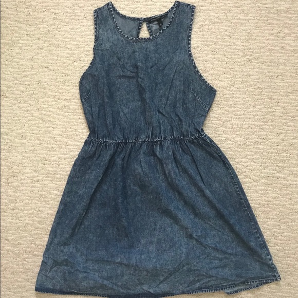 Derek Heart short jean dress - Picture 1 of 3